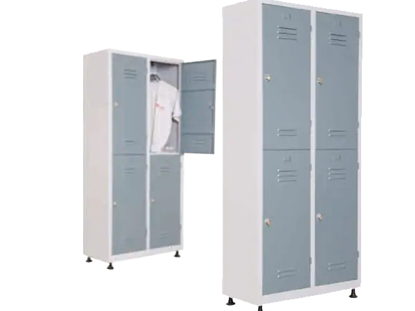 2'li Yarım 4 Kapılı Soyunma Dolabı