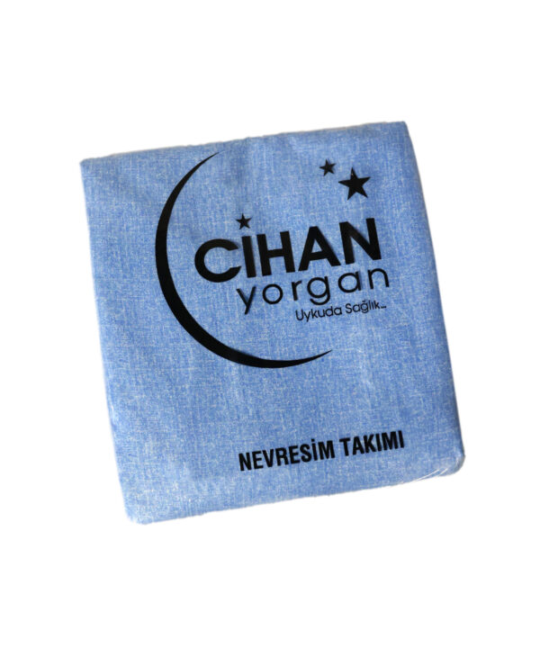 Marie Mavi Nevresim Takımı